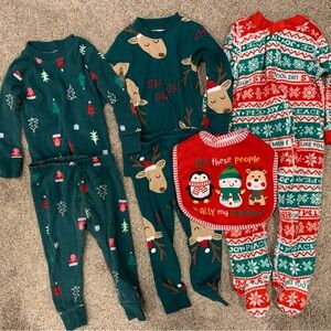 Christmas Pajama Bundle 12 months